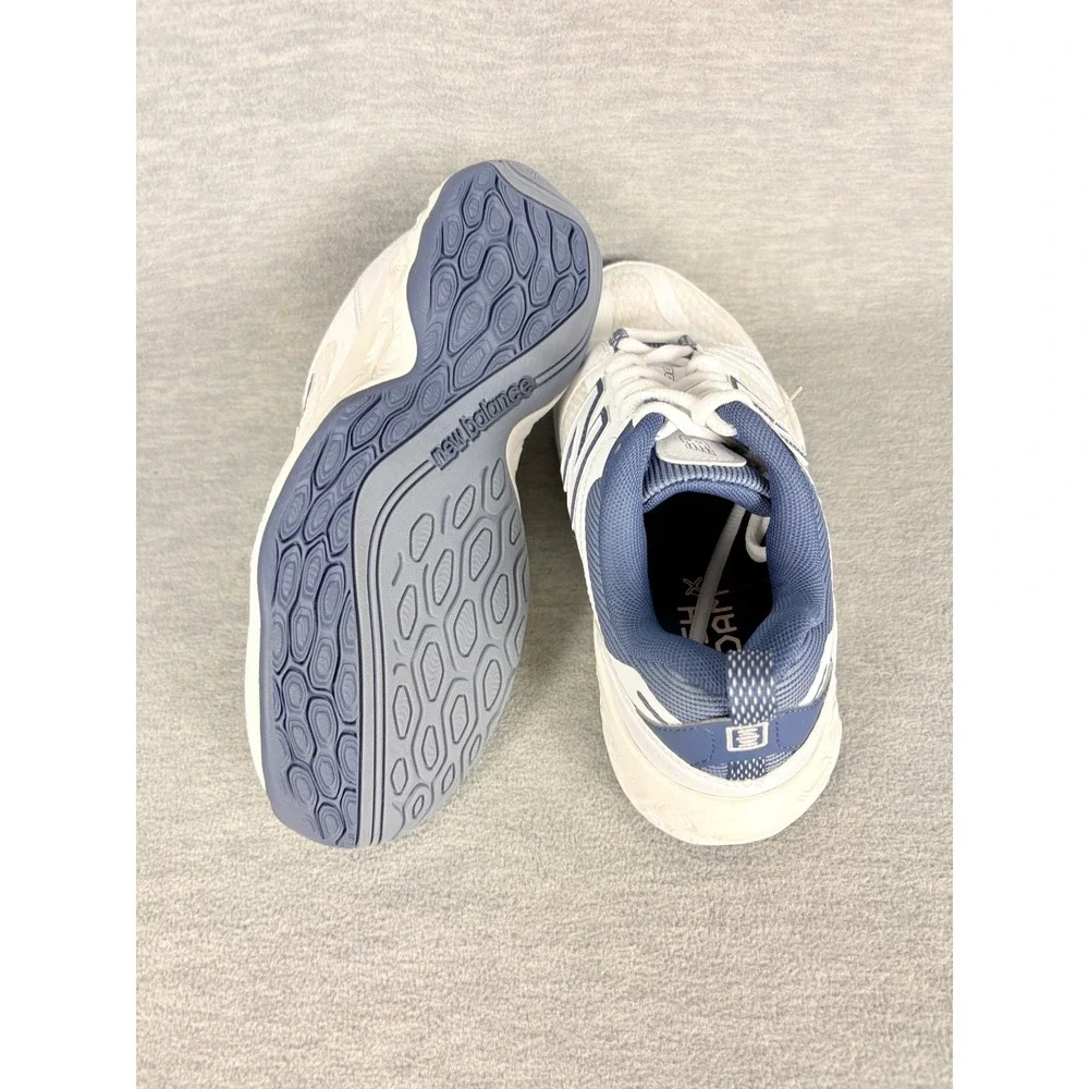 New Balance Fresh Foam X 1007 Tennis Sneakers Womens 7 W White Blue Pickleball
